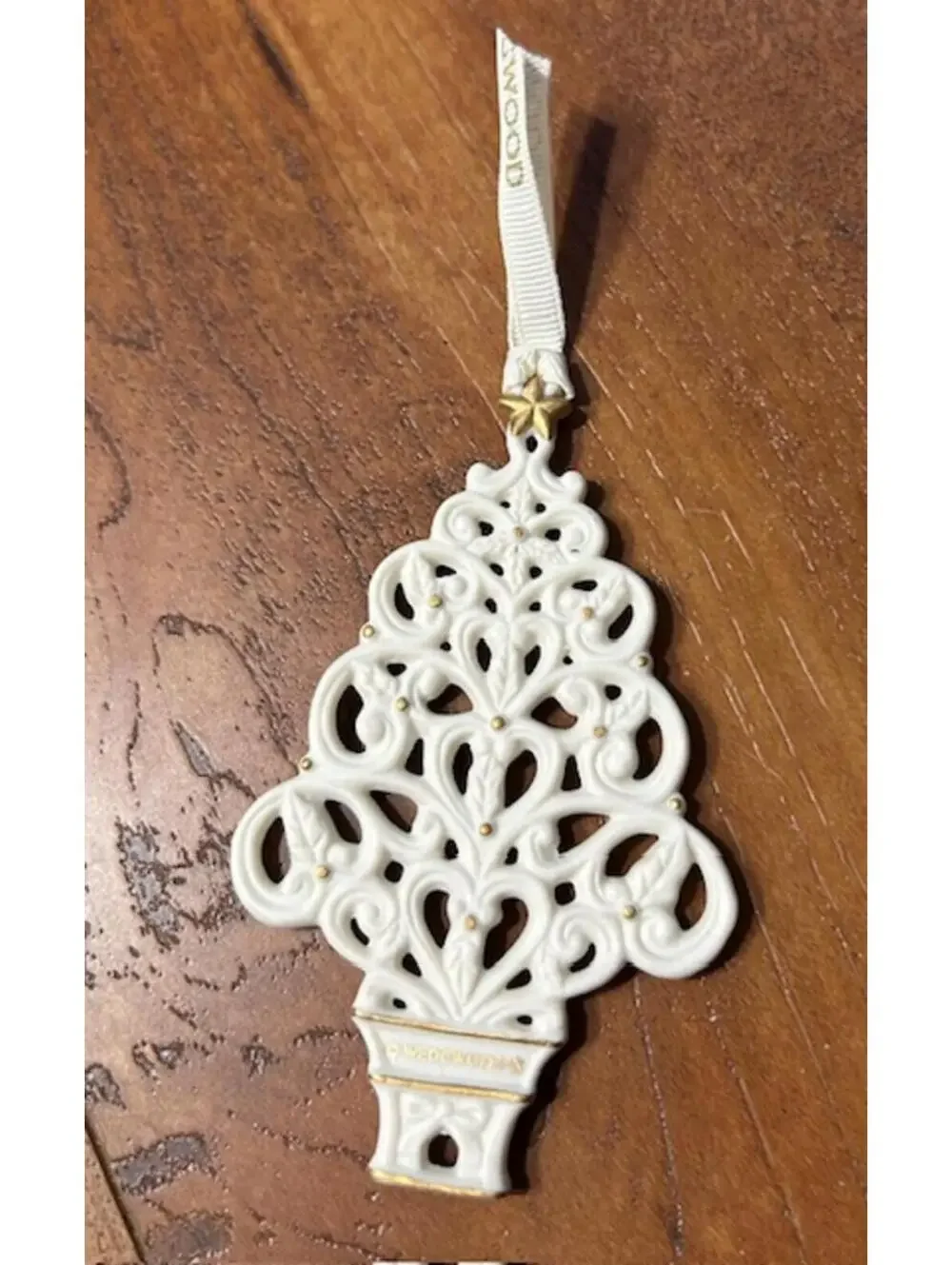 Wedgewood Porcelain Christmas Tree Ornament 2003